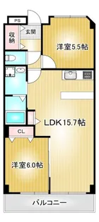 グランドール・シャトー【8階】の間取り