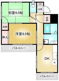 メゾン柴田【3階】の間取り