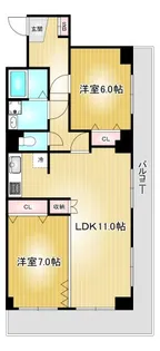 愛知県名古屋市中区丸の内1丁目【マンション】の間取り