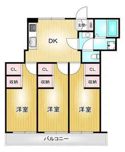 プロクシーフレンズ八事【2階】の間取り