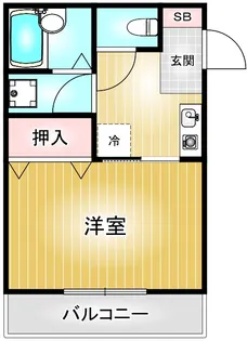 セントラルハイツカシノ【3階】の間取り