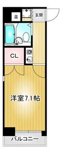 キャピタル上前津【6階】の間取り