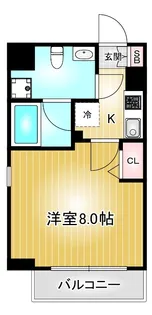 アクアヒルズ【1階】の間取り