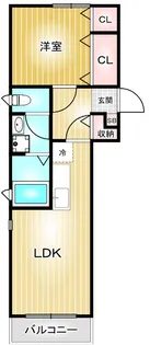 サンガーデン大宝【2階】の間取り