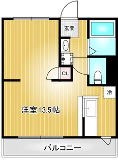 fメゾン堀田【2階】の間取り