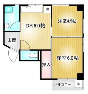 石坂ハイツ【3階】の間取り