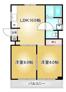 サンハイム中橋【1階】の間取り