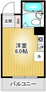 1Rの間取り画像