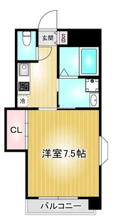 TRUSTY千代田【7階】の間取り