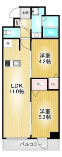 MAXIV名古屋上前津【9階】の間取り
