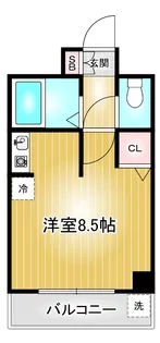 タウンエステート新栄【8階】の間取り