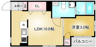 White Hills West【3階】の間取り