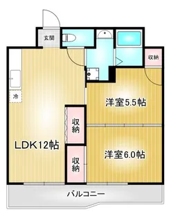 サンライフ城南【2階】の間取り