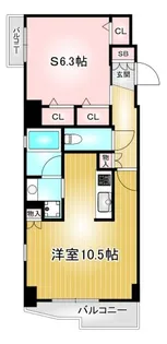 CASSIA車道【3階】の間取り