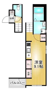 Lucia Hills名駅北(ルチアヒルズ名駅北)【3階】の間取り