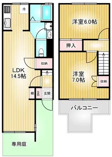 愛知県名古屋市千種区日和町4丁目【一戸建】の間取り