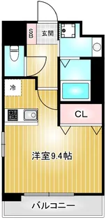 プレサンス名古屋城前【5階】の間取り