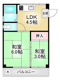 志水ビル【3階】の間取り