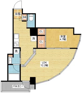 レジデンスT・L新栄【7階】の間取り