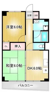 ハウスアベニュー【10階】の間取り