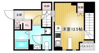 FERIO中村【1階】の間取り