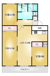 池下住宅【3階】の間取り