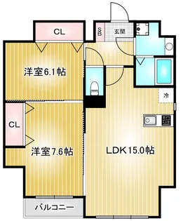 Grand Soleil大須白川【9階】の間取り