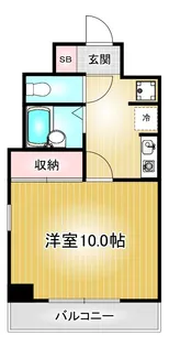 1Kの間取り画像