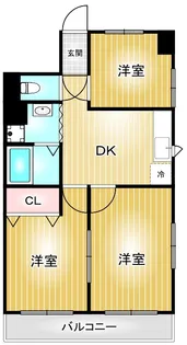 第3フクマルビル【9階】の間取り