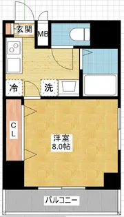 IZUMI3【503号室】の間取り