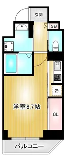 the platinum【9階】の間取り