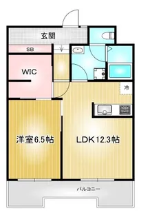 アルル覚王山【1階】の間取り