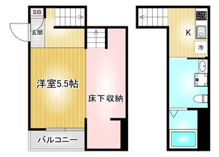 ailes nagoya(エールナゴヤ)【1階】の間取り