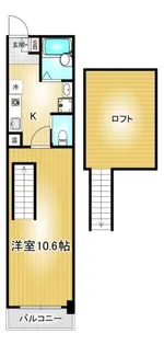 ハウス108泉【10階】の間取り