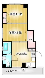 第109プロスパービル【3階】の間取り