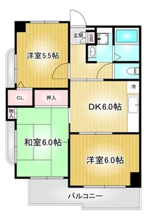 ベルドミール葵21【3階】の間取り