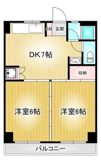 愛知県名古屋市千種区本山町3丁目【マンション】の間取り