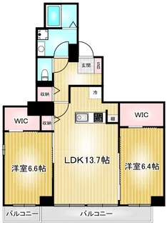 Grand Chainon金山【2階】の間取り