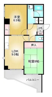 ディーベス23【5階】の間取り