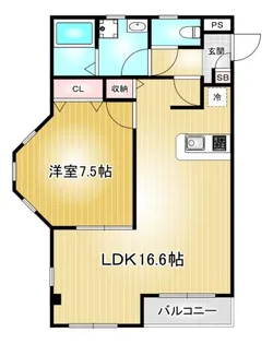 センチュリーハイツ森田【2階】の間取り