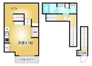 Raffine賑町の間取り