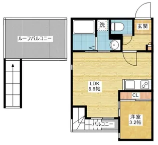 Grandtic Castle【2階】の間取り