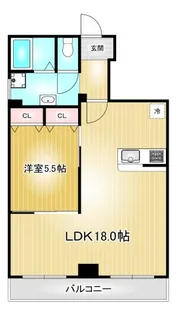 ヒラノマンション【2階】の間取り