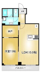 ヒラノマンション【4階】の間取り