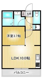コンフォートシティ【4階】の間取り
