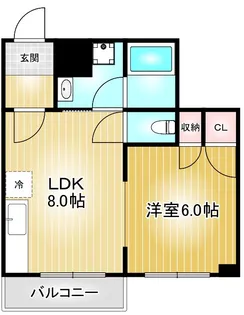 中京第3ビル【5階】の間取り