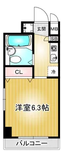 第30プロスパー泉【6階】の間取り