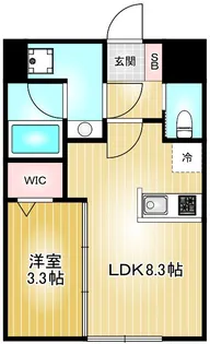 CrossRoad SasashimaLive【3階】の間取り