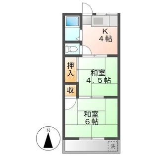 和合荘【2階】の間取り