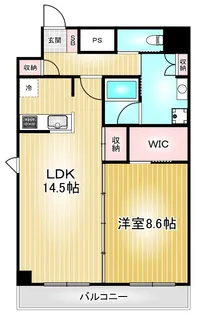 PURE RESIDENCE 名駅南【14階】の間取り